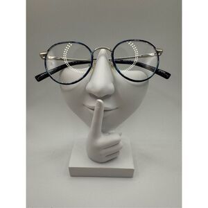 eyebobs Steevie eyeglass frames blue silver new without case